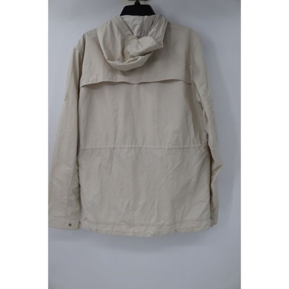 Norse Projects Nunk jacket Mens L Summer Cotton Nylon Hooded Ecru cargo Pockets - Picture 5 of 16